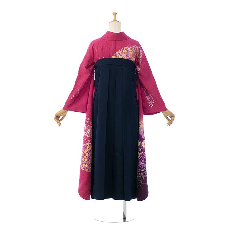 卒業袴セット　150cm レンタル 卒業袴 158〜163cm 卒業式 袴セット 大学生 専門学校生 振袖