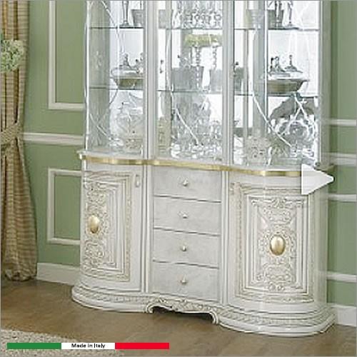 イタリア 家具 クラウディオ ライティング(ドロワーキャビネット) イタリア家具 レオナルド キャビネット3ドア 飾り棚 組立式 輸入家具