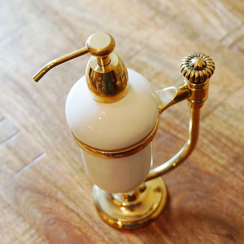イタリア製 ソープディスペンサー おしゃれ 陶器 イタリアン