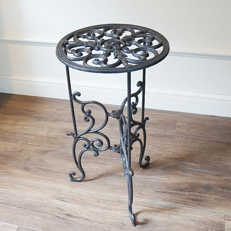 最終価格‼️送料込み！アイアン　鋳物　フラワースタンド　レトロ　アンティーク 0024495-6.jpg