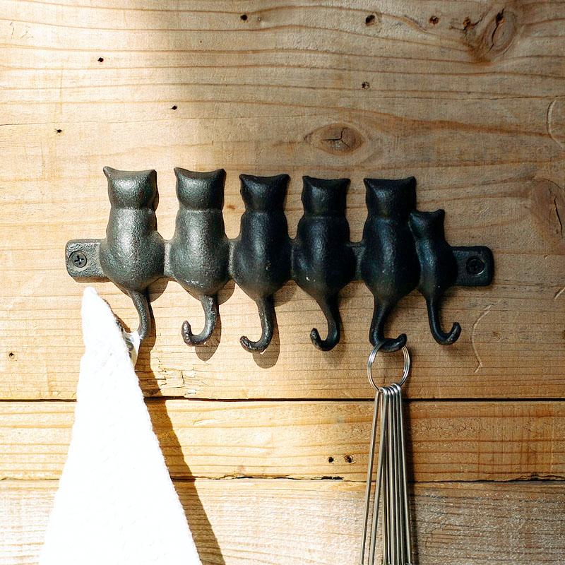 DULTON（ダルトン） DULTON CATS HOOK ANTIQUE BLACK キャット フック