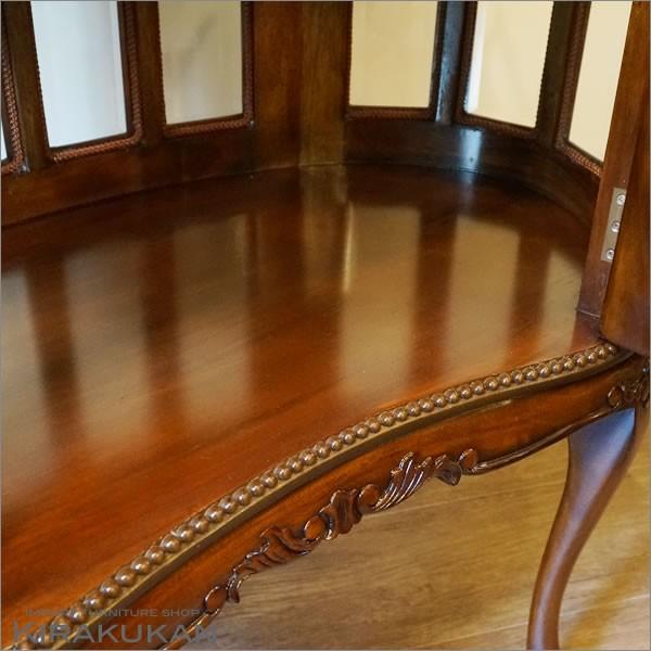 マホガニー家具 ボトルショーケース トレイ付 Malina Cassili マリナ