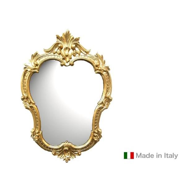 鏡 壁掛け イタリア製 クラシックミラー ゴールド ウォールミラー