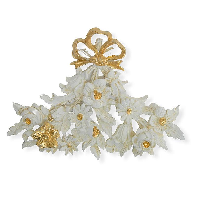 装飾 木彫り フラワーブーケ イタリア製 ハンドメイド　希少　高級　飾り　彫刻 装飾 木彫り フラワーブーケ イタリア製 ハンドメイド 希少 高級 飾り