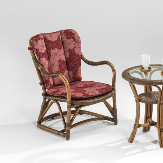 Kazama カザマ ヴィンテージ ラタンチェア ライトブラウン 籐 椅子