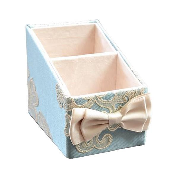 アクアフラワー オペラブルー ホルダー2列 収納ケース 小物入れ 収納ボックス ジェニファーテイラー風 輸入家具 雑貨の専門店 E木楽館 通販 Yahoo ショッピング