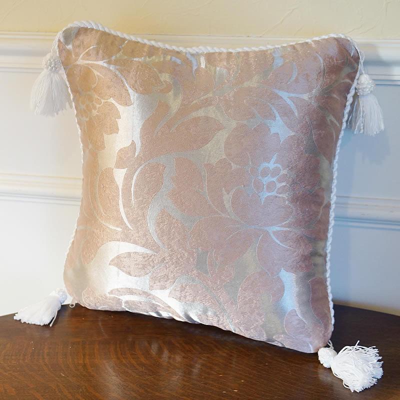 アクアフラワー ピンク クッションカバー 45 45 おしゃれ ジェニファーテイラー風 Cushion メール便 輸入家具 雑貨の専門店 E木楽館 通販 Yahoo ショッピング