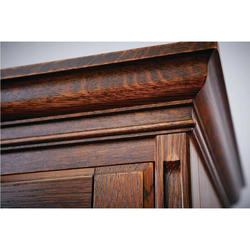カントリーハウス キャビネット3枚戸 CDB12 木部色 上部扉 選べます 納期約50日 食器棚 ダイニングボード 食器収納 おしゃれ 輸入家具 英国家具風 ブルージュ