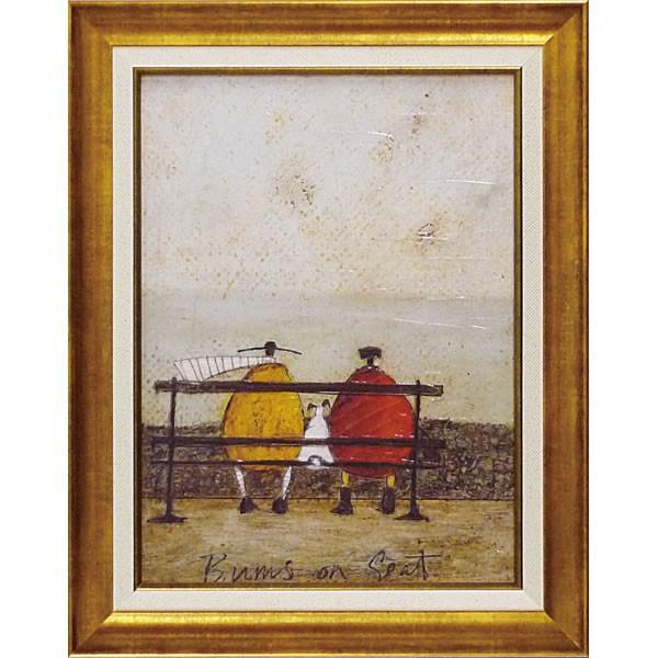 額絵「ひと休み」ST-08003 Gel加工 Sam Toft 絵画 インテリア 壁掛け 絵画 額入り おしゃれ 【ポロック】 アート