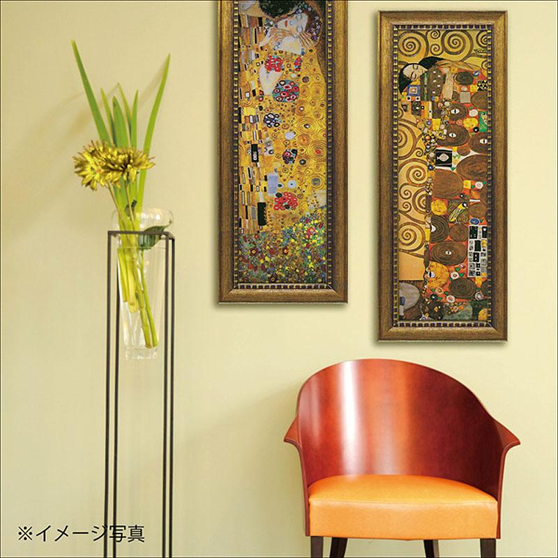 グスタフ クリムト 絵画 Klimt「ザ キス」MW-18081 特殊ゲル加工 壁掛け 額入り 送料無料 おしゃれ アートの画像