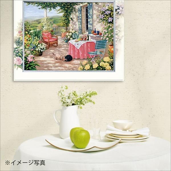 ピーター モッツ 絵画「カーサ ロッサ」(Lサイズ) BA-10051 インテリア