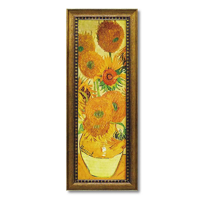 アート 絵画 インテリア ゴッホ gogh「ひまわり」MW-18092 特殊ゲル加工 送料無料 絵画 静物 花 絵画 おしゃれの画像