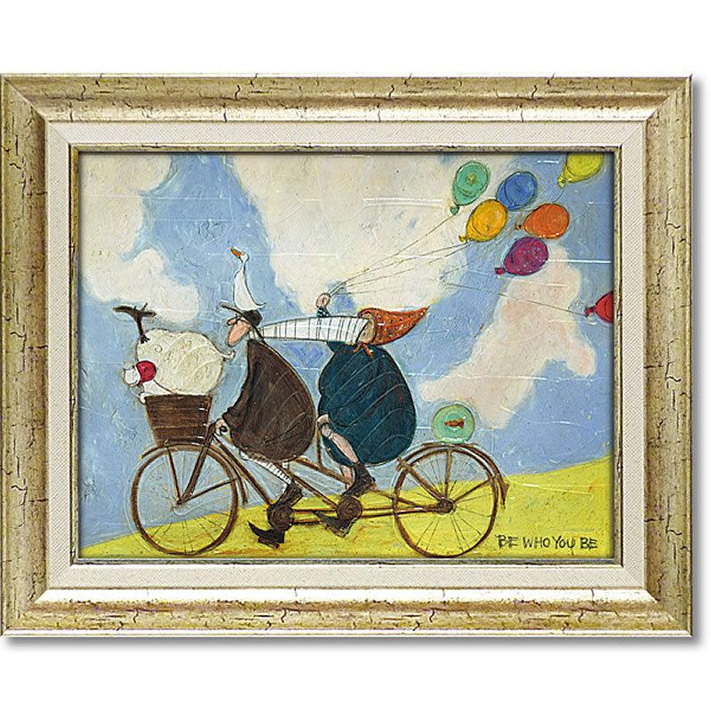 サムトフト 額絵 「ビー フー ユー ビー」ST-08026 Gel加工 Sam Toft 絵画 インテリア 壁掛け 額入り おしゃれ アート｜e-kirakukan｜07