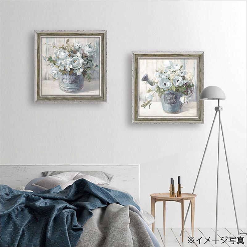 ダンフイ ナイ 絵画「ガーデン ブロッサム ブルー2」DN-06004 特殊ゲル加工 送料無料 絵画 静物 花 風景 おしゃれ_5