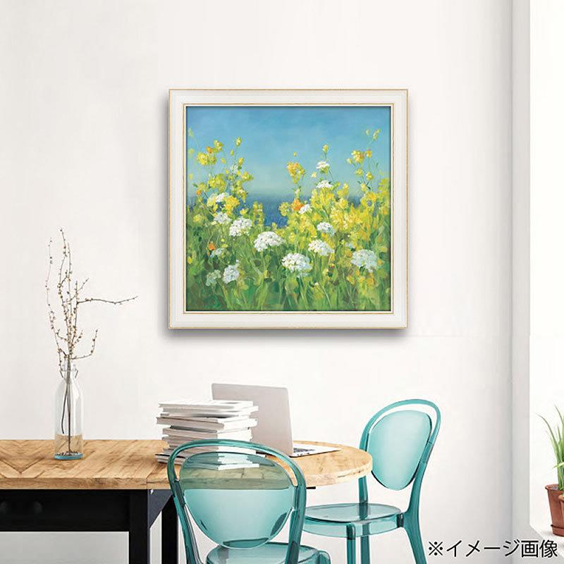 ダンフイ ナイ 絵画「ゴールデン アワー」DN-18004 特殊ゲル加工 送料無料 絵画 静物 花 風景 おしゃれの画像