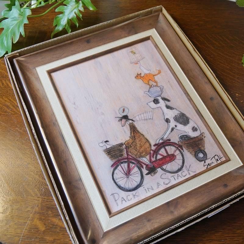 サムトフト 額絵「パック イン スタック」ST-05842 Gel加工 Sam Toft