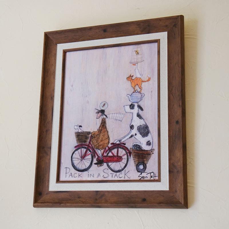 サムトフト 額絵「パック イン スタック」ST-05842 Gel加工 Sam Toft