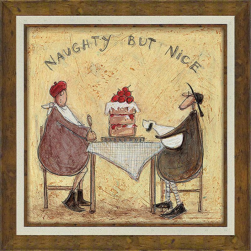 インテリア 絵画 サムトフト 「 でもそれがいい 」 Gel加工 Sam Toft
