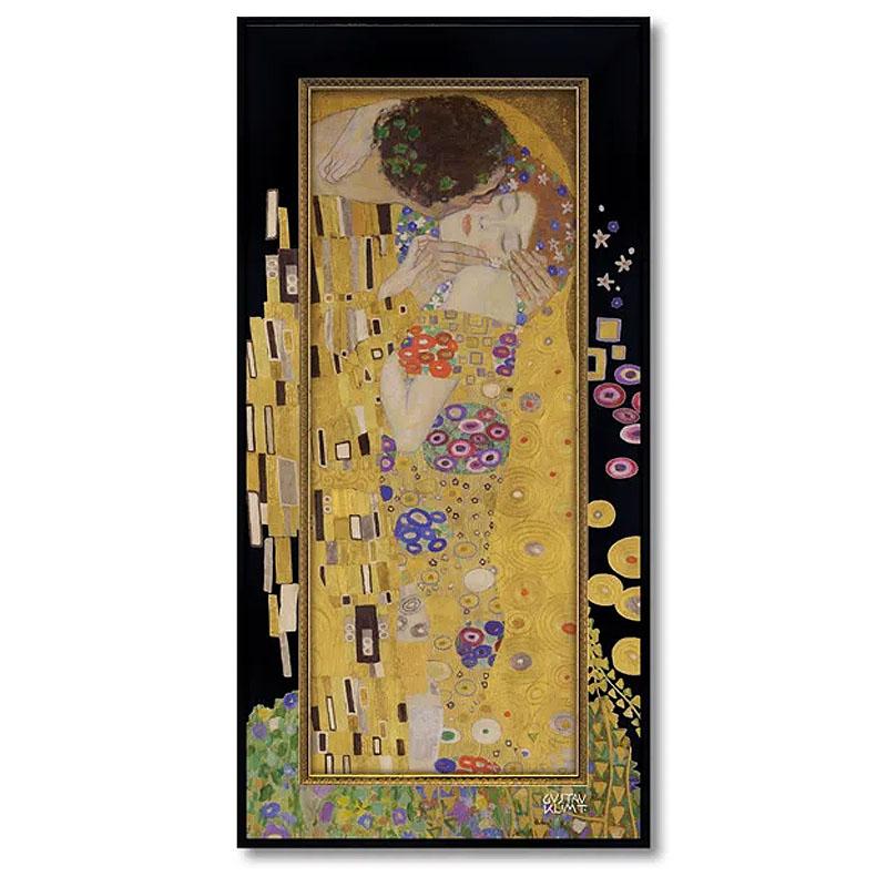 絵画 インテリア クリムト 名画「キス 接吻」 グスタフ オーストリア