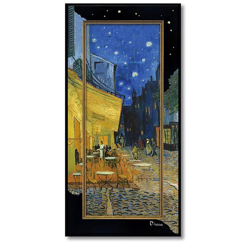 絵画 インテリア ゴッホ 名画「 夜のカフェテラス 」 Gogh オランダ