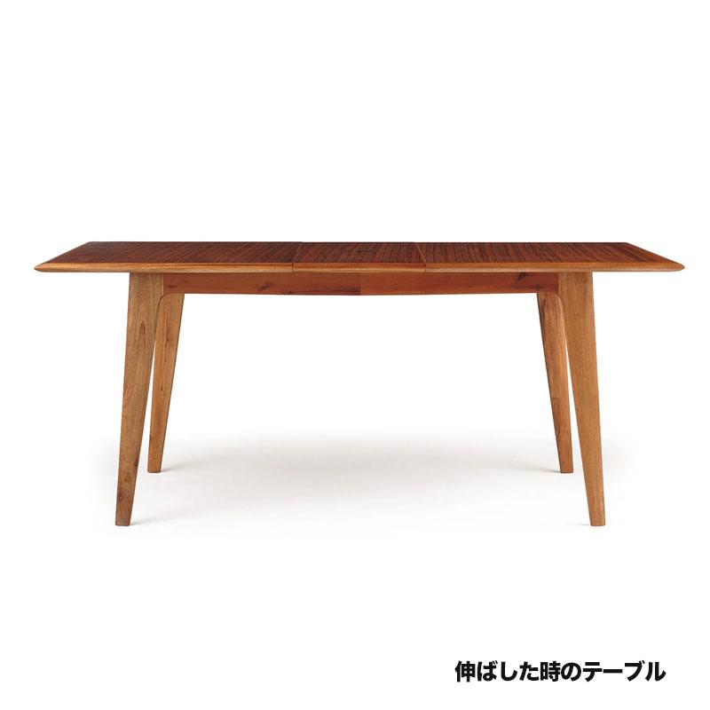 北欧スタイル家具 EDDA エッダ エクステンション ダイニングテーブル