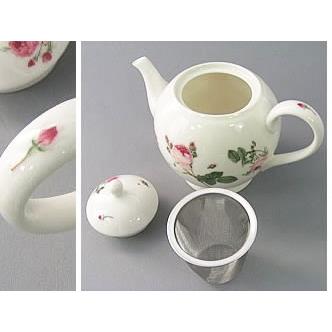 ルドゥーテ バラ柄のティーポット 薔薇 : 輸入家具・雑貨の専門店 e木 