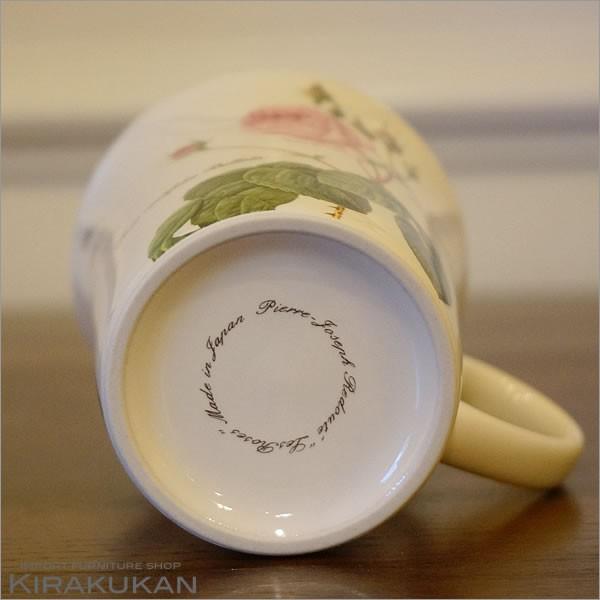 生活雑貨 ルドゥーテ バラ柄のマグカップ D 薔薇 食器 陶器製 輸入雑貨