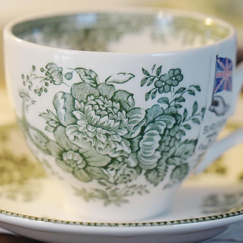 BURLEIGH（バーレイ） グリーン アジアティック フェザンツ バーレイ社