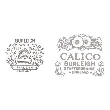 Calico ブルーキャリコ バーレイ社 プレート19cm 皿 イギリス製 送料