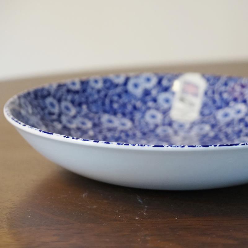 Calico ブルーキャリコ バーレイ社 パスタプレート 皿 イギリス製 送料