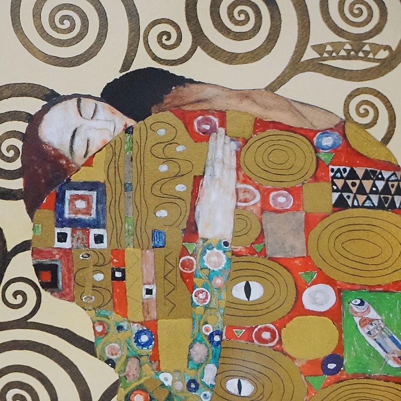 ビンテージ グスタフ クリムト画 「生命の樹 Tree Of Life」版画 200枚