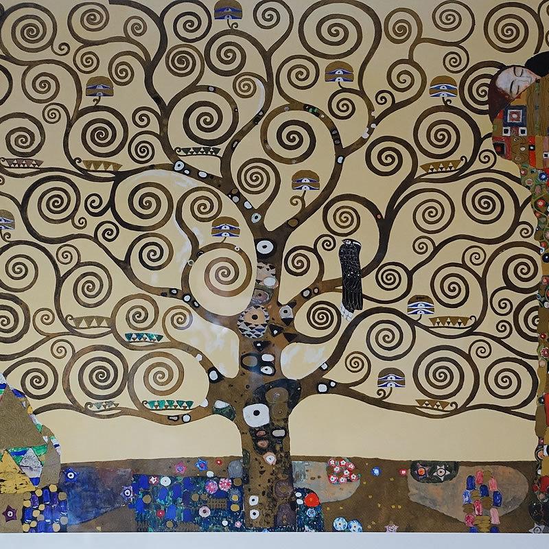 ビンテージ グスタフ クリムト画 「生命の樹 Tree Of Life」版画 200枚