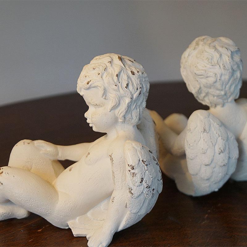 エンジェル　　天使　　置物 楽天市場】≪天使置物 エンジェル雑貨 ガーデニング雑貨≫【小鳥と