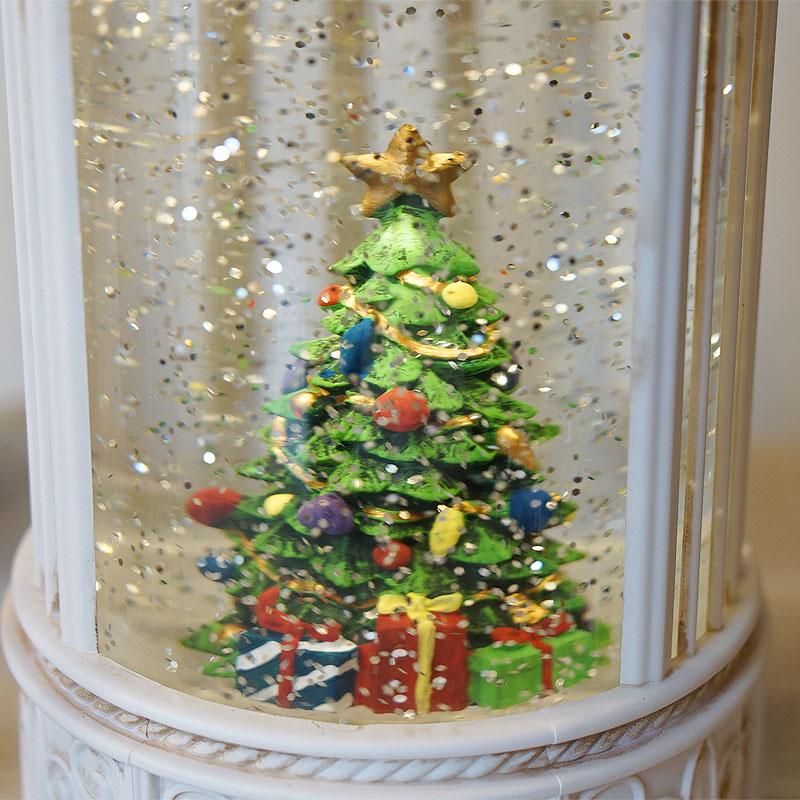 クリスマス リキッド LEDランタン バードゲージ 単3x3本使用 送料無料