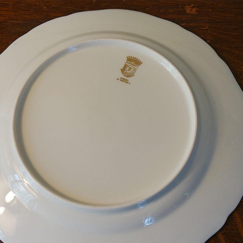 ヴィンテージ フランス製 リモージュキャッスル 絵皿 陶器 送料 ヴィンテージ フランス製 リモージュキャッスル 絵皿 陶器 送料