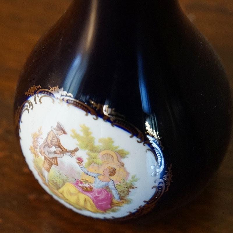 ヴィンテージ フランス製 リモージュキャッスル 花瓶 陶器 ヴィンテージ フランス製 リモージュキャッスル 花瓶 陶器