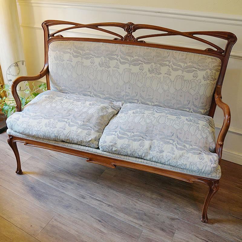 ヴィンテージ イタリア製 Medea メデア社 サロン 2人掛けソファ : 輸入