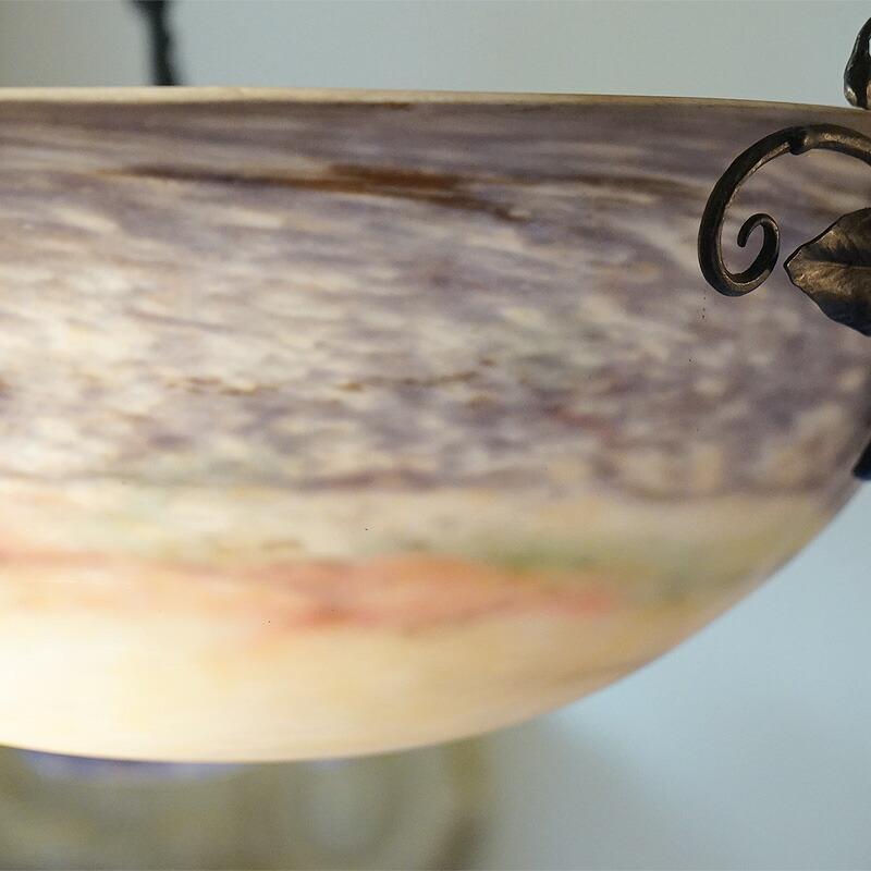 ヴィンテージ フランス製 ミューラー兄弟 ペンダントライト