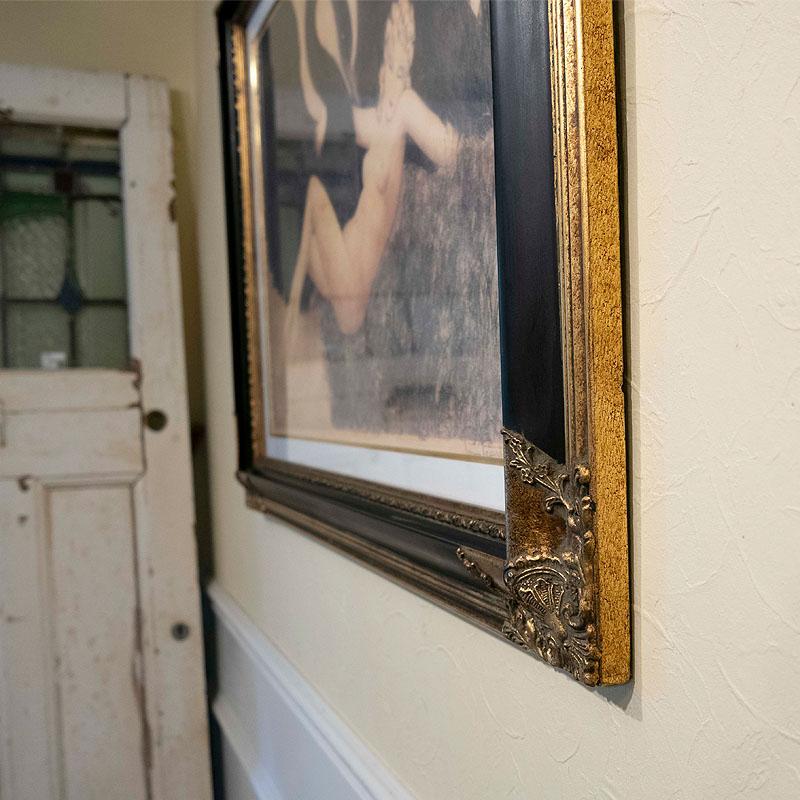 ルイ イカール画 「 レダとスワン 」「Leda and the Swan」 オフセット