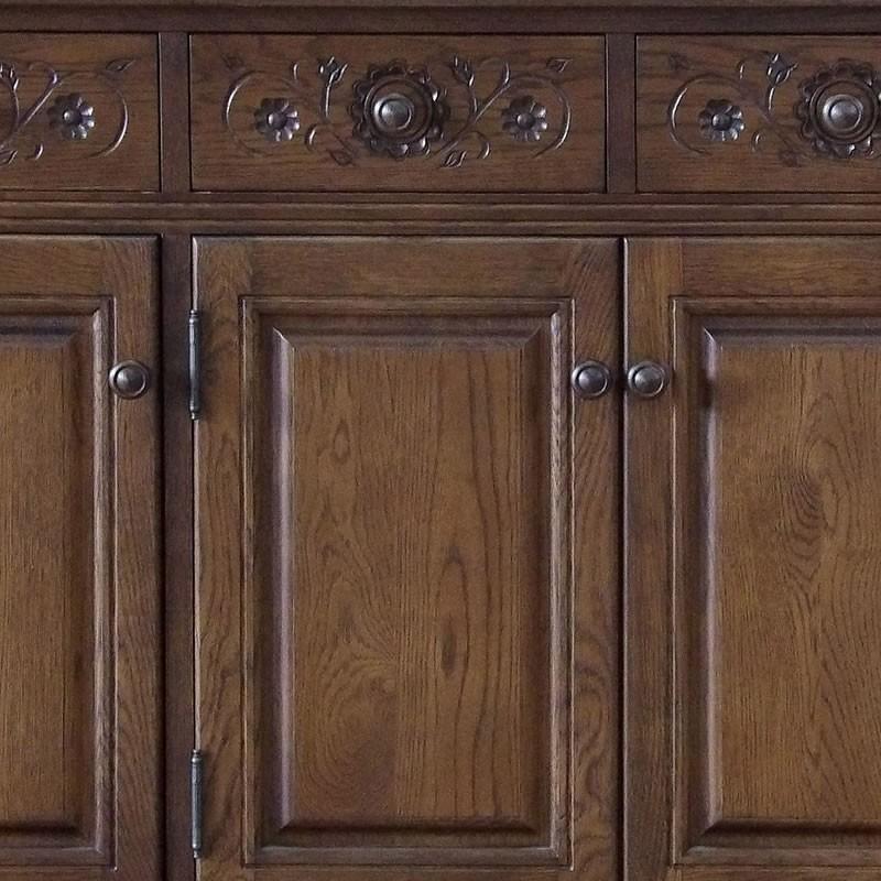 北海道家具 えぞ民芸 フェバリー キャビネット140 サイドボード : 輸入