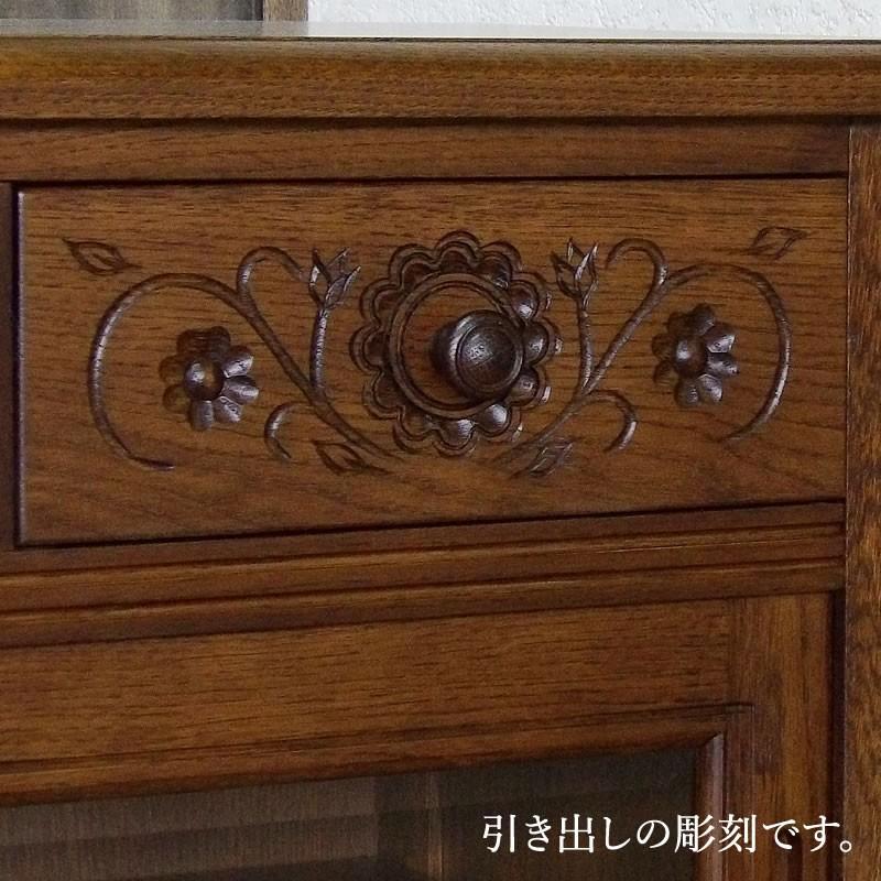 北海道家具 えぞ民芸 フェバリー キャビネット107 引き戸 : 輸入家具