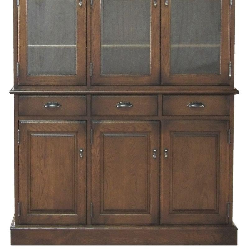 昭和レトロ えぞ民芸家具 グレース 木製 大型カップボード サイドボード 食器棚 昭和レトロ えぞ民芸家具 グレース 木製 大型カップボード サイド