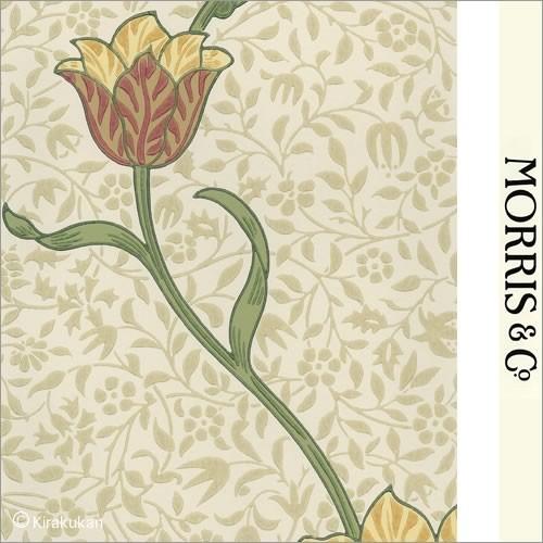 ウィリアムモリス イギリス製 壁紙 ガーデン チューリップ Garden Tulip M G T 輸入壁紙 壁紙 輸入家具