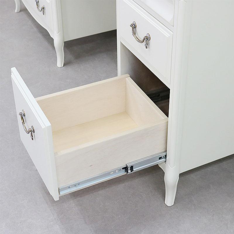 Milana-W ミラーナW ドレッサー2点セット デスク160 ミラー 送料無料
