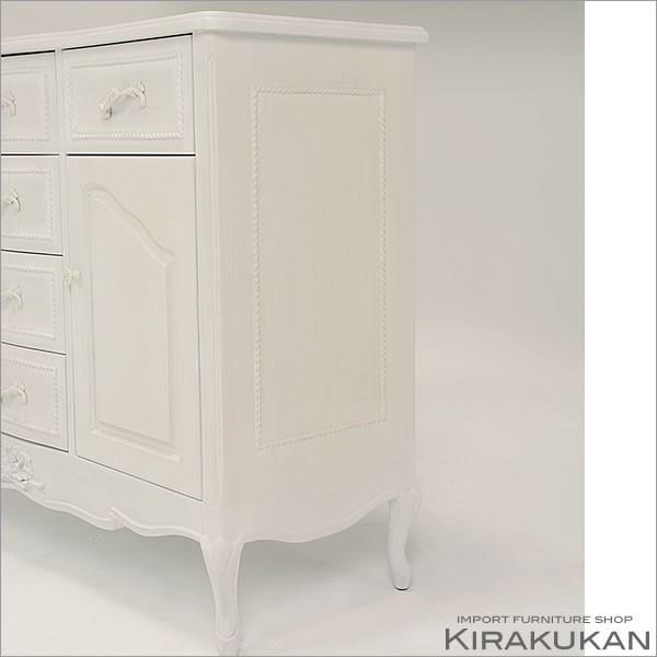 PT 輸入家具 HAMPTON ハンプトン 白家具 キャビネット サイドボード 開