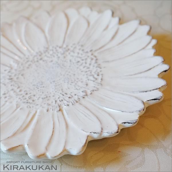 ヴィルジニアカーサ ROMANTICA デイジー プレート ホワイト 21cm