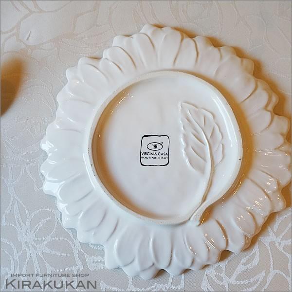 ヴィルジニアカーサ ROMANTICA デイジー プレート ホワイト 21cm