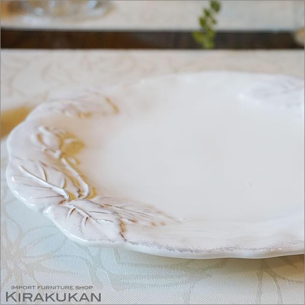 ヴィルジニアカーサ ROMANTICA サラダ デザートプレート ホワイト 23cm イタリア製 食器 陶器｜e-kirakukan｜04