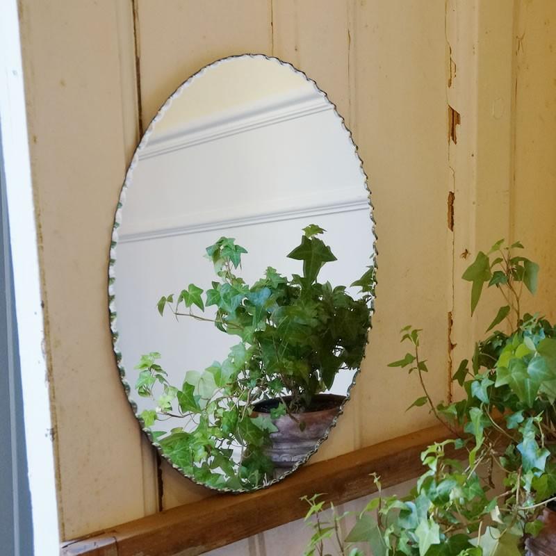 ミラー 壁掛けミラーおしゃれ オーバル 鏡 シンプルモダンミラー ワイヤー付き 輸入家具 雑貨の専門店 E木楽館 通販 Yahoo ショッピング