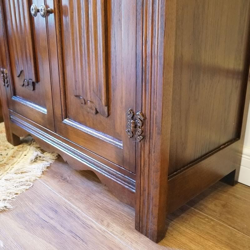 アンティーク家具 リプロダクト キャビネット 飾り棚 送料無料 JG471Aの画像